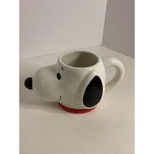 PEANUTS SNOOPY SCULPTED  CERAMIC MUG SNOOPY HEAD -RARE